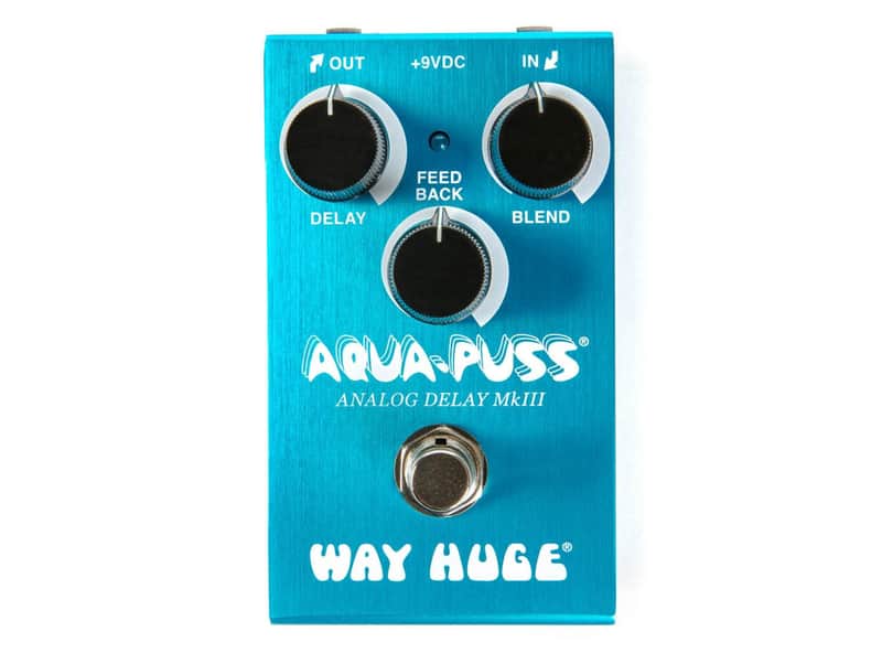 Way Huge Smalls Aqua-Puss Analog Delay Guitar Effect Pedal image 1