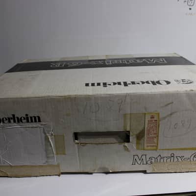 Oberheim Matrix 6R Rackmount 6-Voice Synthesizer 1986 - Black, Used, In Box image 6