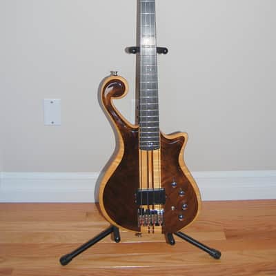 Custom "Woody" scroll bass - One-of-kind! image 2