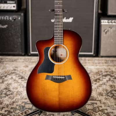 Taylor 214ce-K SB Plus Left-Handed Grand Auditorium Acoustic/Electric Guitar - Sunburst with Aerocase - Factory Demo image 3
