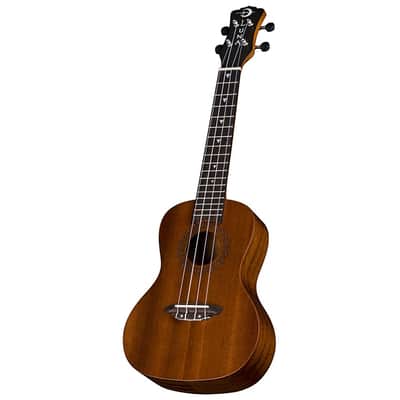 LUNA Vintage Mahogany Concert UKULELE PACK new w/ BAG, Tuner, and Chord Chart image 4