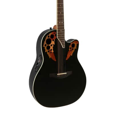 Ovation Timeless Elite Acoustic Electric Guitar, Black image 1