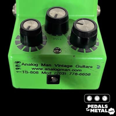 Ibanez TS9 Tube Screamer with Analogman Mod Early Version - Green X9923 image 3