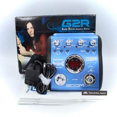 Zoom G2R Richie Kotzen Signature Guitar Multi Effects Pedal With Original Box Power Supply 000319