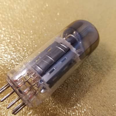Tung-Sol Matched Pair (2) 12BH7A tNOS AT1000 TESTED Vacuum Tubes black plate 12BH7 dual triode 1950-1960 image 20
