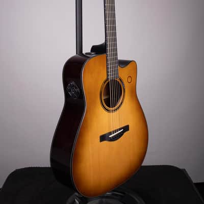 Yamaha TAG3 C TransAcoustic Dreadnought Acoustic-Electric Guitar - Sand Burst image 3