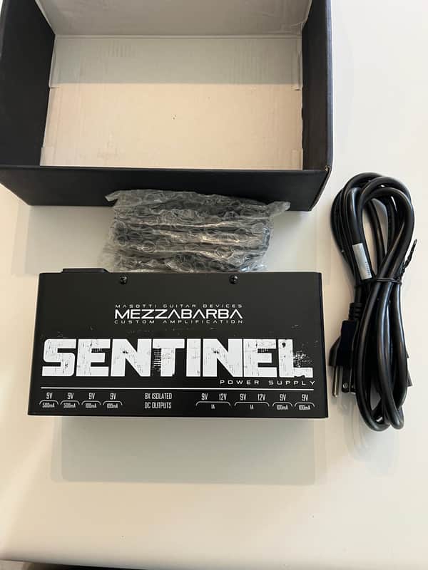 Mezzabarba Sentinel power supply, MINT in box w/all adapters, 8 channels 10 outputs image 1