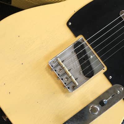2025 Fender Custom Shop '50 Double Esquire Telecaster Electric Guitar Blonde Relic + COA OHSC image 6