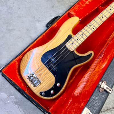 Fender Precision Bass guitar 1978 Natural original vintage USA p image 6