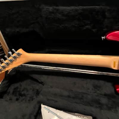 jackson electric guitar  candy apple red image 8