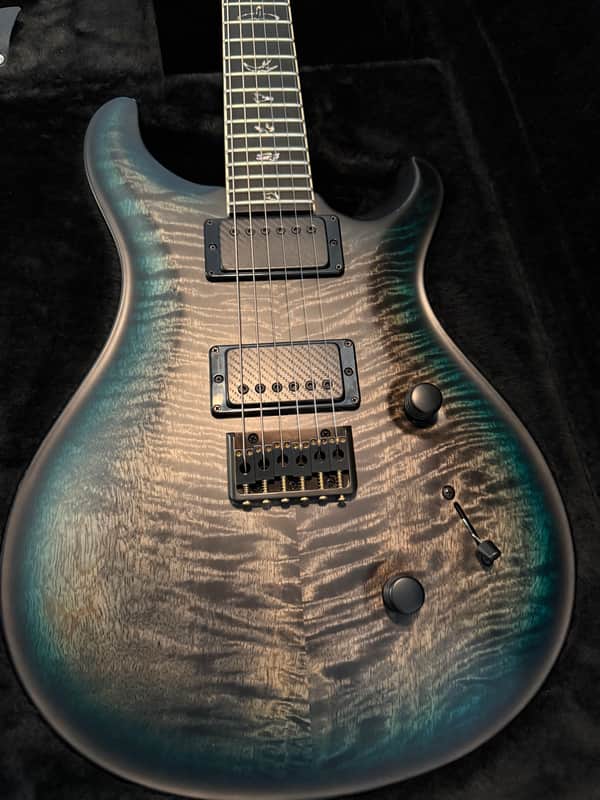 PRS Mark Holcomb Blue Wraparound Burst with Bare Knuckle Ragnaroks image 1