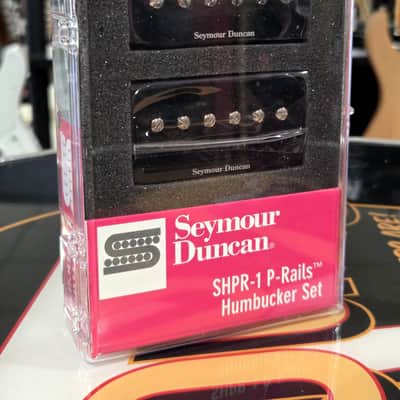 Seymour Duncan SHPR-1s P-Rails Pickup Set 2010s - Black image 1