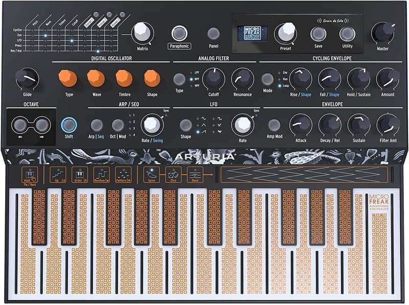 Arturia MicroFreak Hybrid Synthesizer Vocoder Combo with Gooseneck Mic image 1
