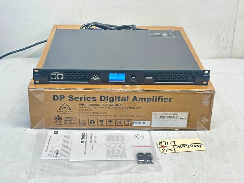Wharfedale Pro DP-2200F  Digital Power Amplifier #7117 (one) THS image 1