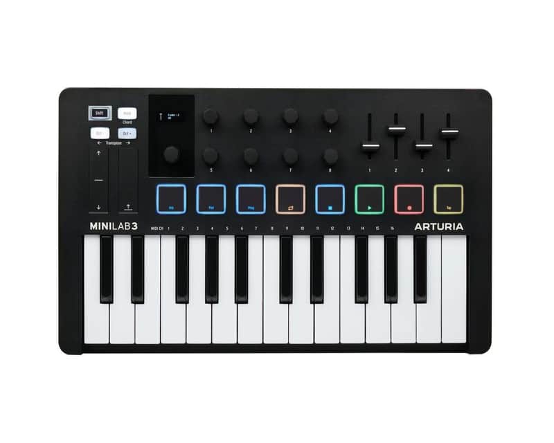 Arturia MiniLab Mk3 - Black image 1