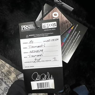 2022 PRS Mark Tremonti Tremolo Fire Smokeburst image 5