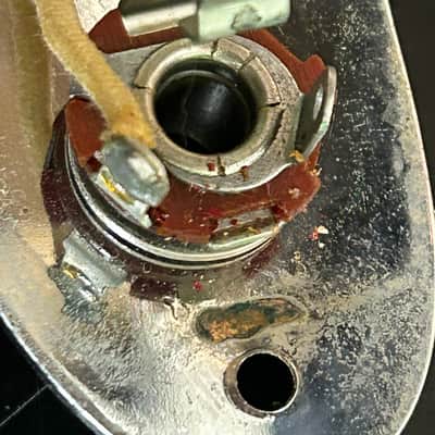Fender Mustang 1966 Loaded Control Plate Pots Knobs Jack 1966 1967 1968 Musicmaster Duosonic 1960's image 9