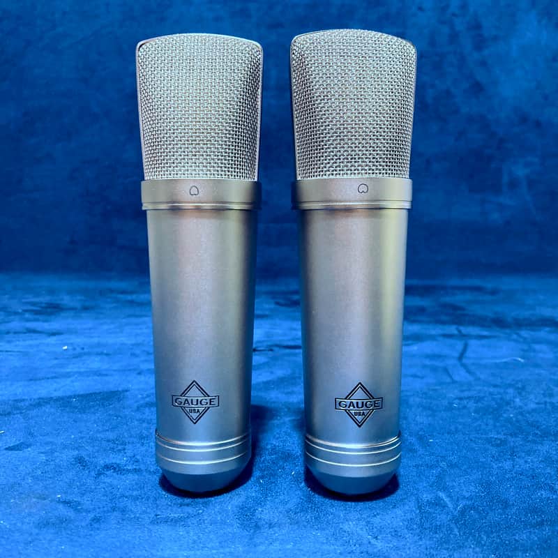 Gauge ECM-87 Classic Large Diaphragm Condenser Microphone • PAIR • Mint • Tested image 1
