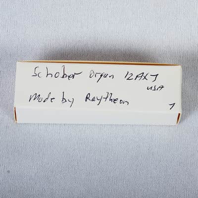 Vintage Schober Organ 12AX7 Preamp Tube – Made by Raytheon – USA – Tests Good image 8