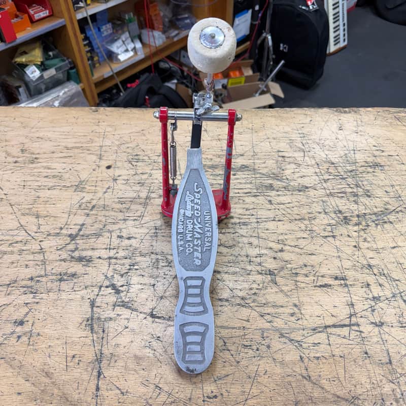 Vintage Ludwig Speed-Master Leather Strap Drive Single Bass Drum Pedal (1278-1311) image 1