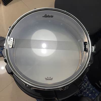 Ludwig LB414b Black Beauty 5x14" 8-Lug Brass Snare Drum - B-Stock and Gator Case 6.5x14 image 5