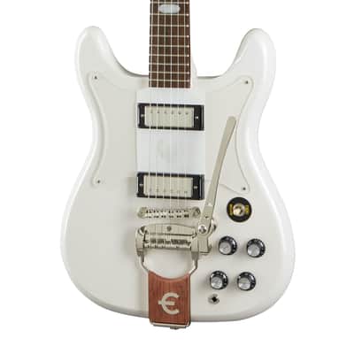 Epiphone Crestwood Custom Electric Guitar, Polaris White image 1