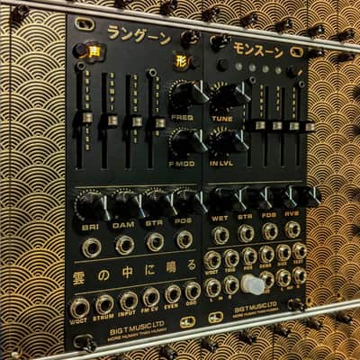Big T Music Ltd - 4hp Gap Banisher Eurorack Blanking Panel - Black And Gold image 4