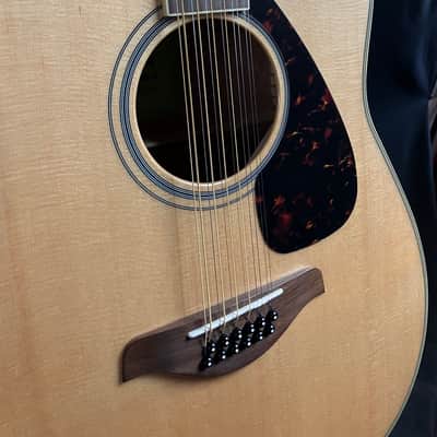 Yamaha FG820-12 12-String Dreadnought Acoustic Guitar Gloss Natural image 6