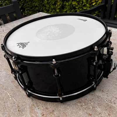 ✮GORGEOUS✮ PEARL Masters PREMIUM MAPLE 14x6.5 SNARE✮BLACK SPARKLE✮4Ply✮Reference image 4
