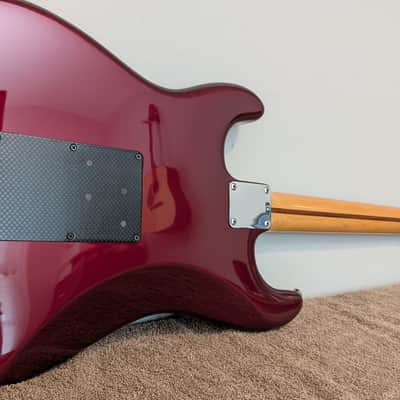 Immagine Fender Deluxe Series Stratocaster Acoustasonic Stratocaster / Crimson Red Transparent / Excellent - 5