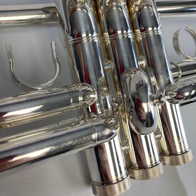 Blessing BTR-1460 Bb Trumpet – Silver-Plated – Intermediate Model – Excellent Condition – w/ Case SM#3632 image 5