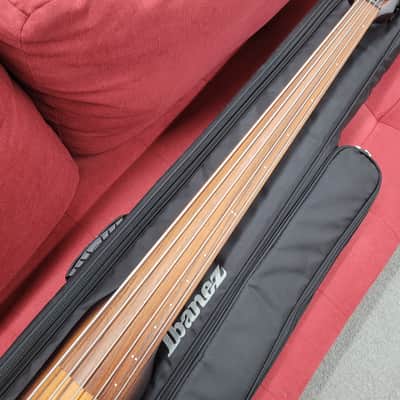 Ibanez UB805-MOB Upswing Upright Bass with Stand and Bag - Mahogany Oil Burst image 4