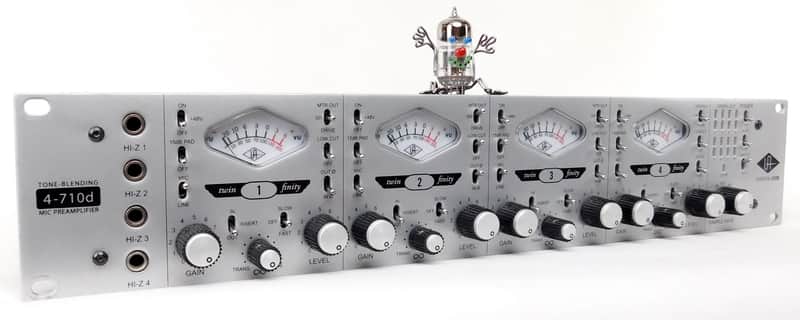 Universal Audio 4-710D Twin-Finity Mic Preamp + Top Zustand + 1,5 Jahre Garantie image 1