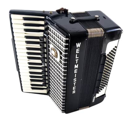 Vintage German Made Top Quality LMMH Accordion Weltmeister Stella - 96 bass, 16 reg./master switch + HardCase & Straps ~ Fisarmonica - VIDEO image 7