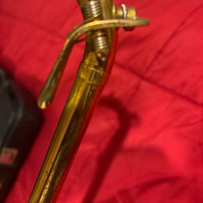 King 606 Student Model Tenor Trombone 2010s - Clear-Lacquered Brass image 3