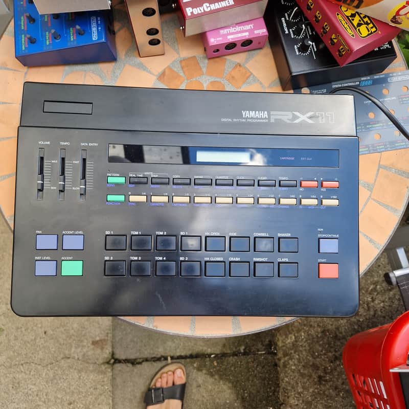 Yamaha RX11 Digital Rhythm Programmer 1984 - Black image 1
