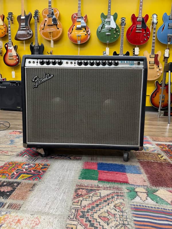 1968 Fender Silverface Twin Reverb Drip Edge 2x12 JBLS image 1