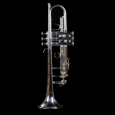 DEMO B&S Challenger 1 3137 Professional Bb Trumpet BS3137-2-OW - Silver Pated image 3