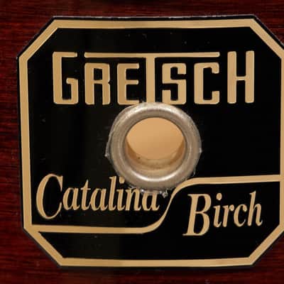 Gretsch Catalina Birch 14"x5.5" Snare Drum Gloss / Dark Red image 2