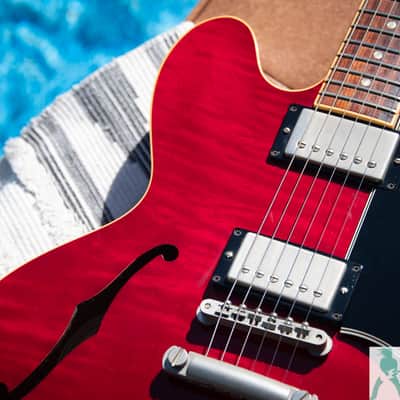 1997 Gibson (Good Wood Years) ES-335 Dot Figured - Cherry Red - Yamano Hand Picked Export - Pro Set Up! (Perfect Frets/Action/Intonation) - Tons of MOJO image 1