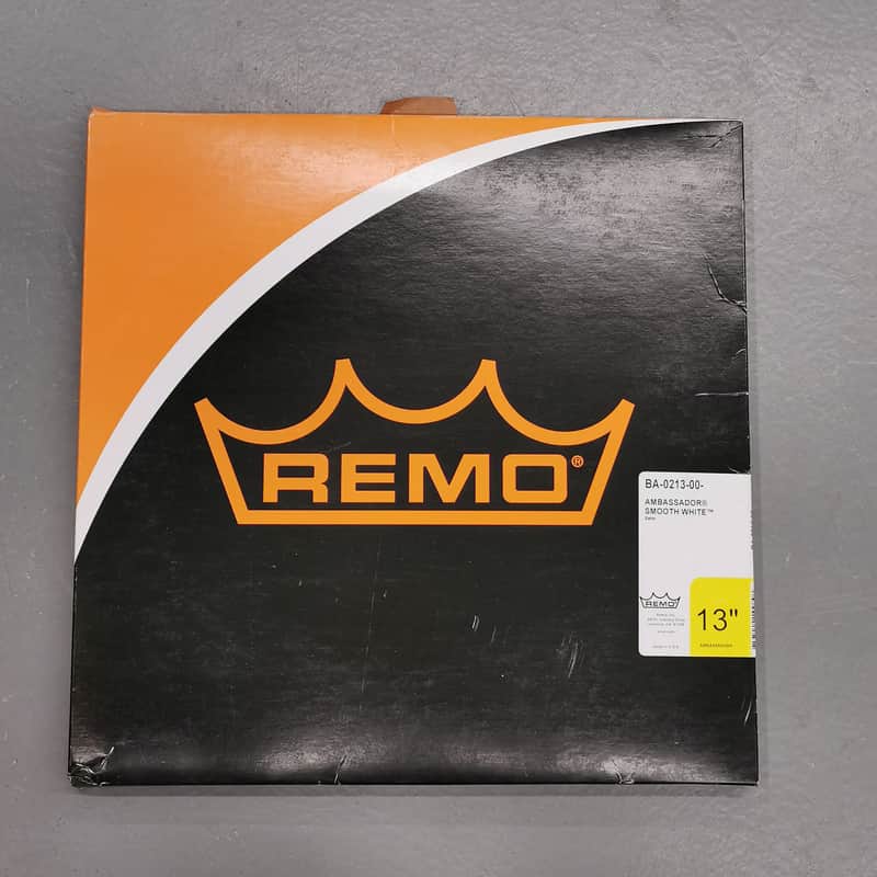 Remo Drum Head Ambassador Smooth White - 13'' image 1