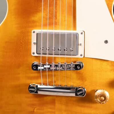 Gibson Les Paul Standard 50s Figured Top Electric Guitar - Honey Amber with Hardshell Case image 11
