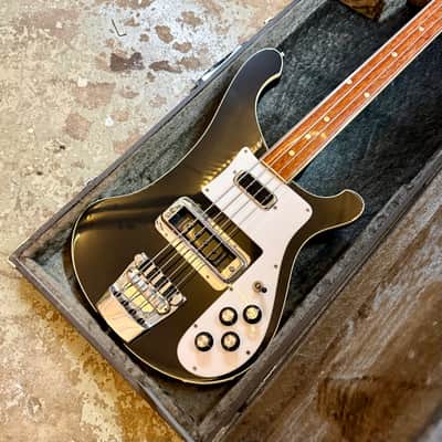 Rickenbacker 4001 FL 1976 - Jetglo factory Fretless bass guitar original vintage USA image 5