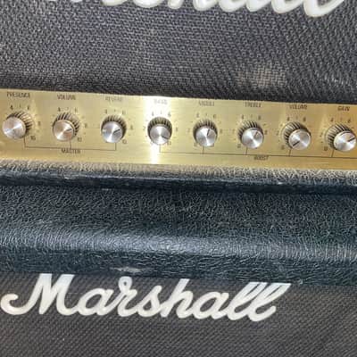 Marshall JCM 800 Lead Series Model 2205 2-Channel 50-Watt Head 1980s - Black image 8