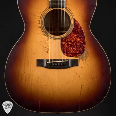 Atkin Essential OM Pre-War Shade Top Heavy Aged - Baked Adirondack Spruce & Honduran Mahogany #4061 image 3