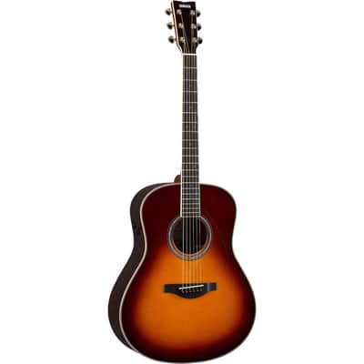 Yamaha Brown Sunburst Ll Transacoustic Guitar image 2