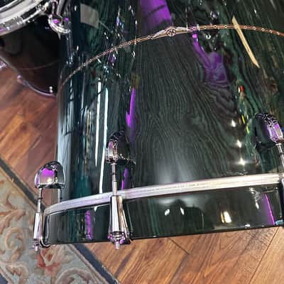 Tama Star 7Piece Shell Pack Bubinga Drum Set - Dark Green Cordia image 5
