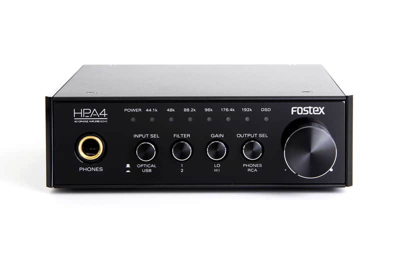 Fostex HP-A4 24-Bit Digital to Analog Converter/Headphone Amplifier - Refurbished image 1