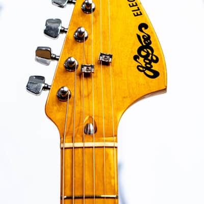 Joodee Electric Custom JST-36YS Late 1970s - Yellow Sunburst image 11