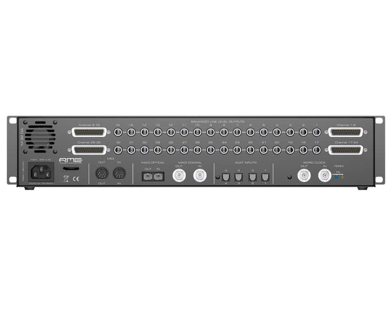 RME M-32 DA Hi-Precision 192kHz 32-Channel MADI / ADAT to Analog Converter image 2